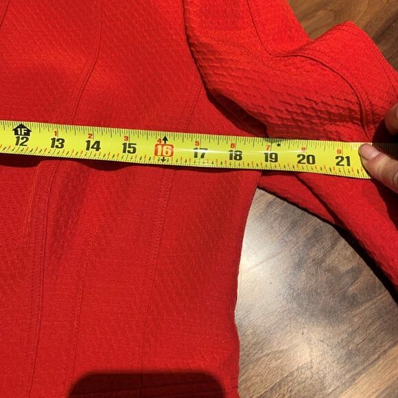 Armani Collectioni jacket, EUC, lined, body con Italian Sz 50, red, authentic - Picture 10 of 16